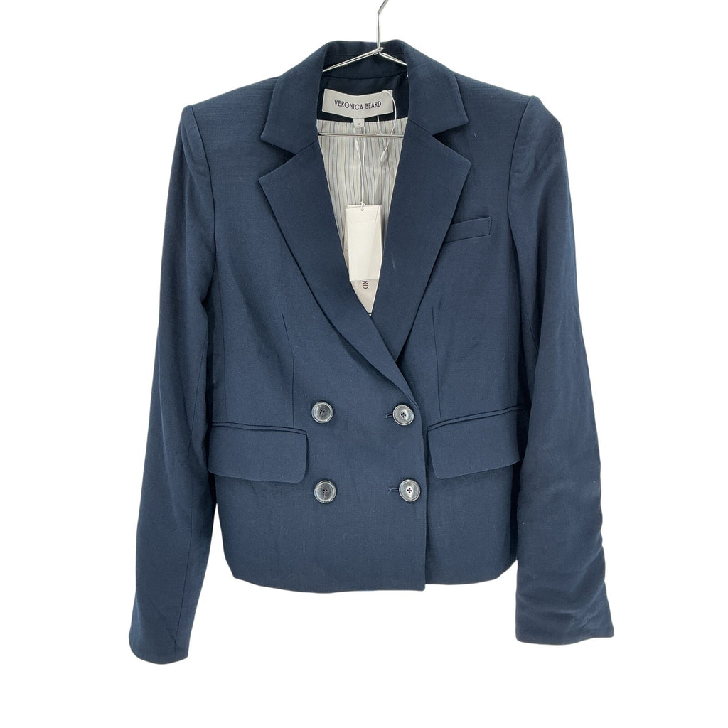 Veronica Beard 'Kona' Blue Viscose Dickey Jacket Size 4