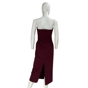 Cinq à Sept Strapless Calla Lily Mckenna Dress Size 6