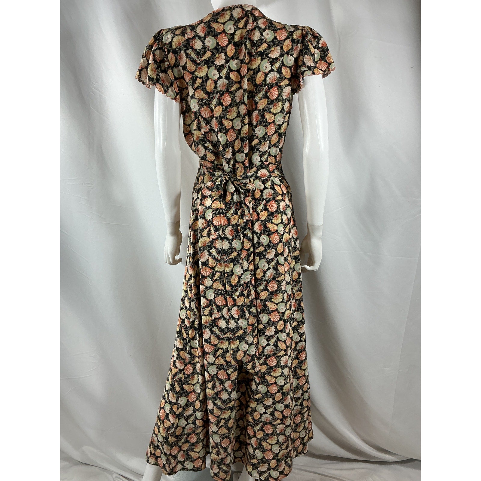 D�en 'Adra' Black Silk Dress Size M