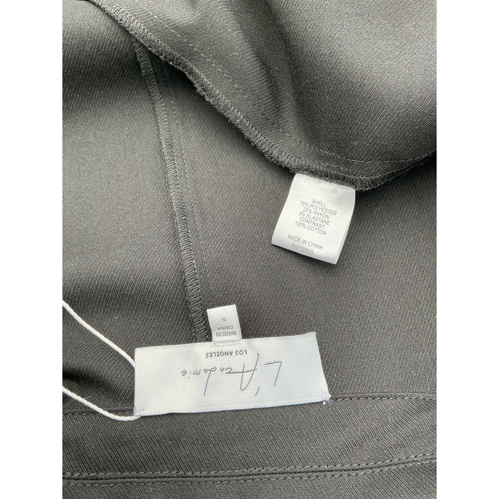 L'Academie 'Tilly' Black Wool Blazer Size S