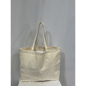 Sézane Mon Amour White Cotton Tote Bag