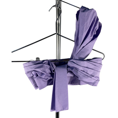 Johanna Ortiz Sculptural Purple Upolo Crop Top Size 2