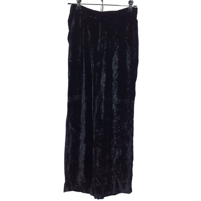 Reformation Velvet Black Wes Size 2 P Pants