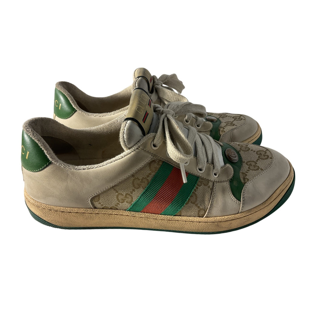 Gucci 'Screener' Beige Sneakers Size 11