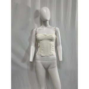 Reformation 'Novena' White Viscose Top Size 0