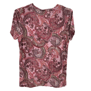 L'Agence Paisley Multicolor Ressi Tee Size M