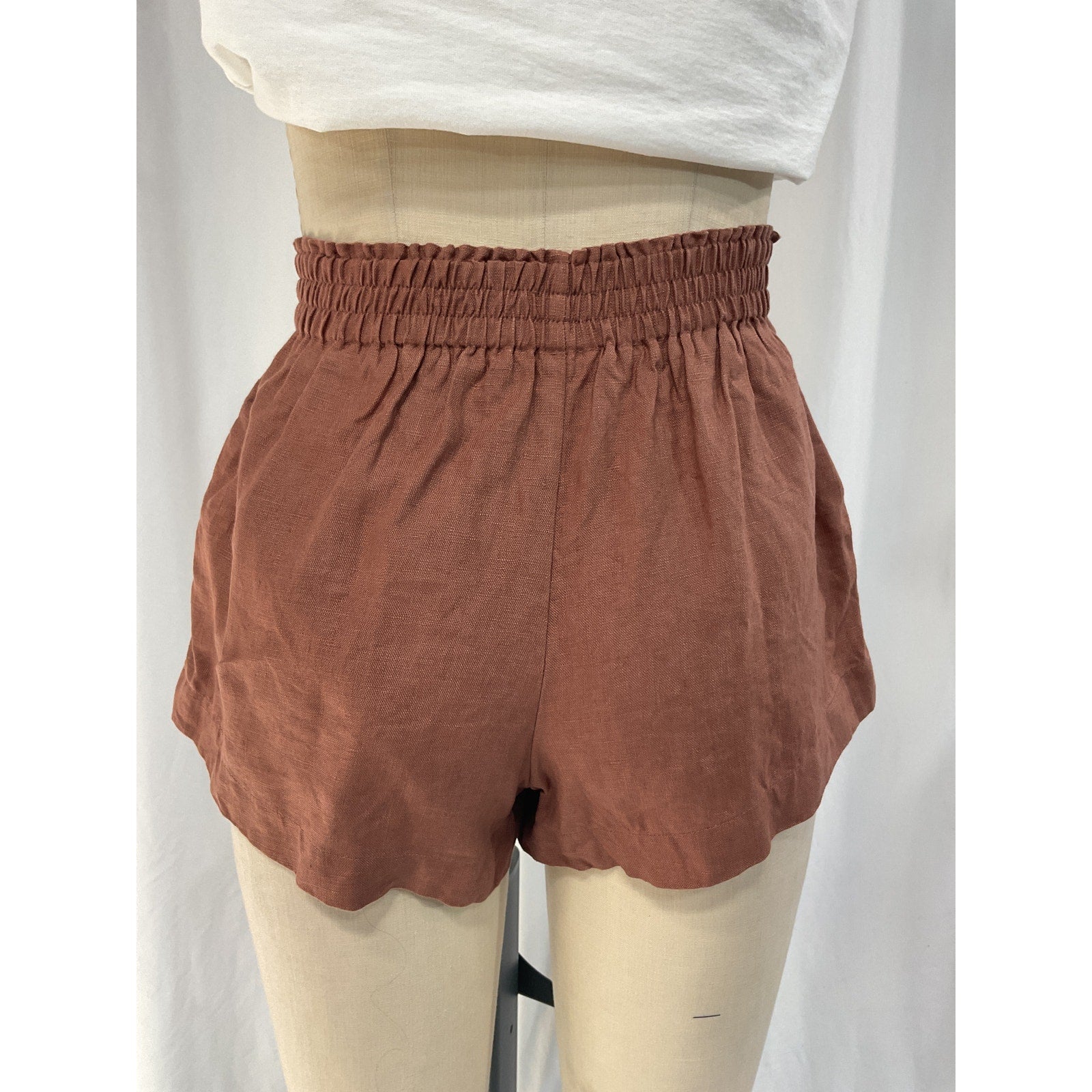 Reformation 'The Brune' Brown Short Size XS