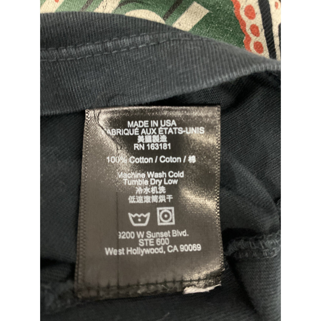 Rhude 'Riviera' Black Graphic Tee Size S