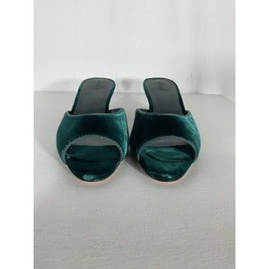 Dôen 'Callie' Green Velvet Mule Size 40