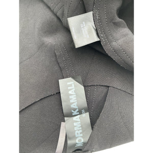 Norma Kamali Sleek Black Simple Vest Size S/36