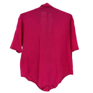 House Of Harlow 1960 Lightweight Magenta Bari Shirt Size S