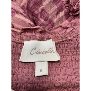Cleobella 'Ashlyn' Pink Cotton Midi Dress Size S