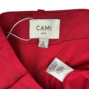 Cami Nyc High Rise Red Iracemi Pants Size 4