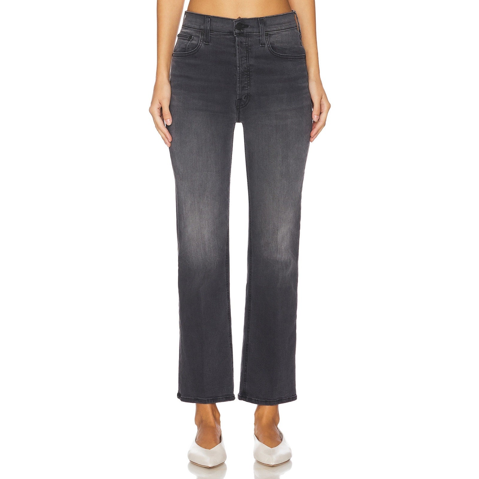Mother 'The Tripper' Gray Ankle Denim Jean Size 23 - NWT