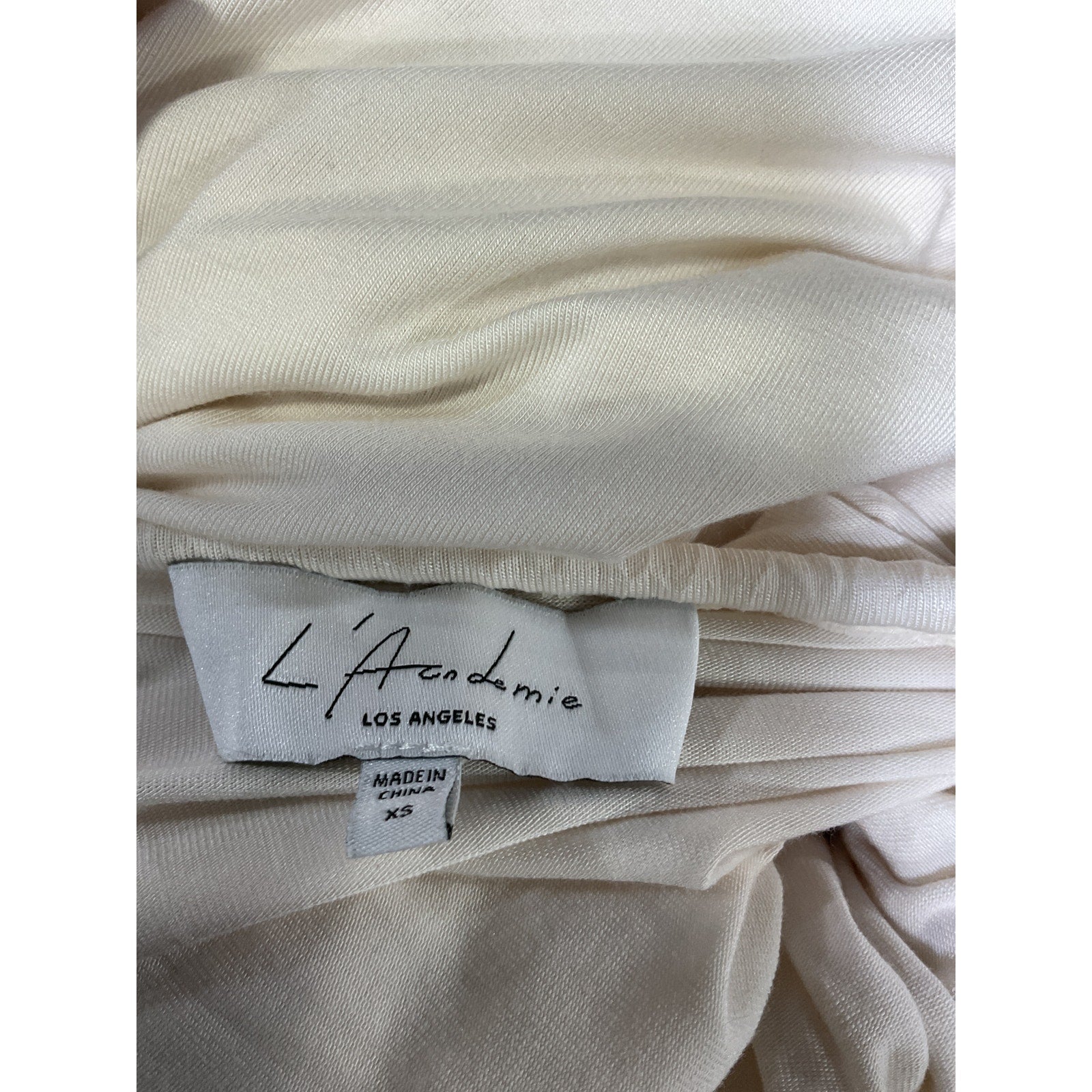 L'Academie 'Leonora' White Back Cut Out Maxi Dress Size XS
