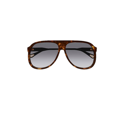 Chloé 'Dannie' Brown Acetate Sunglasses Size OS