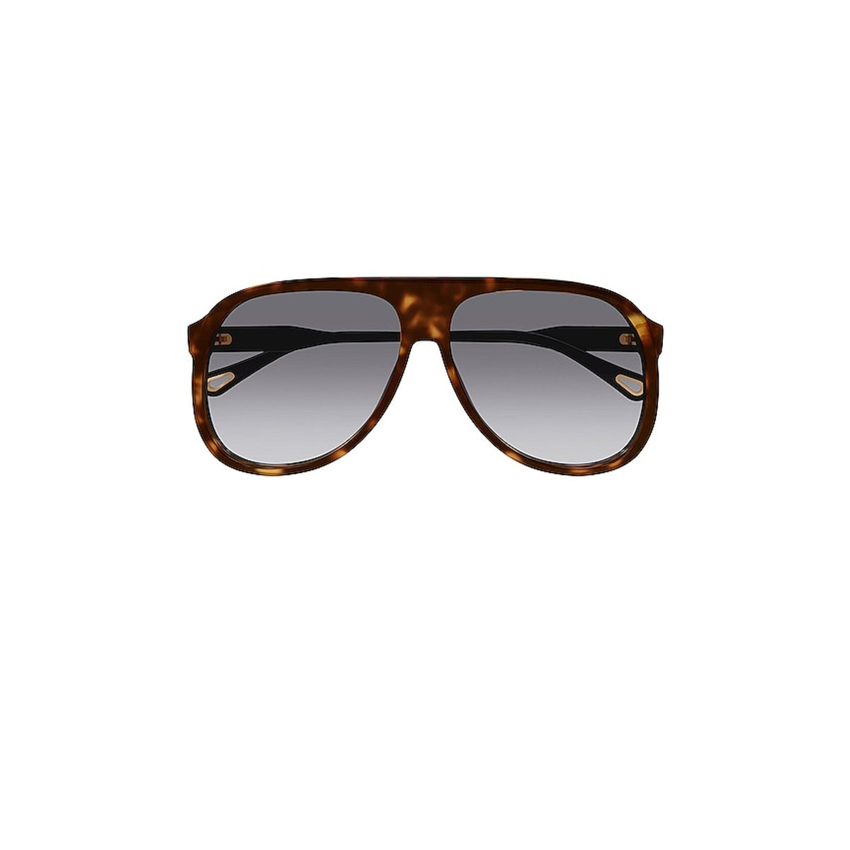 Chloé 'Dannie' Brown Acetate Sunglasses Size OS