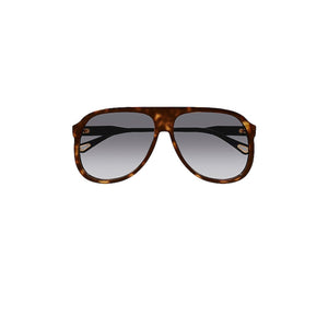 Chloé 'Dannie' Brown Acetate Sunglasses Size OS