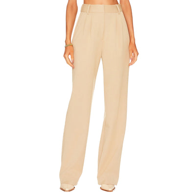 Favorite Daughter Pleated Tan The Favorite Pant Trousers Size 4