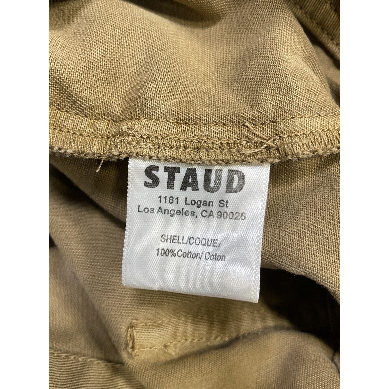 Staud 'Tamara' Green Twill Skort Size 4