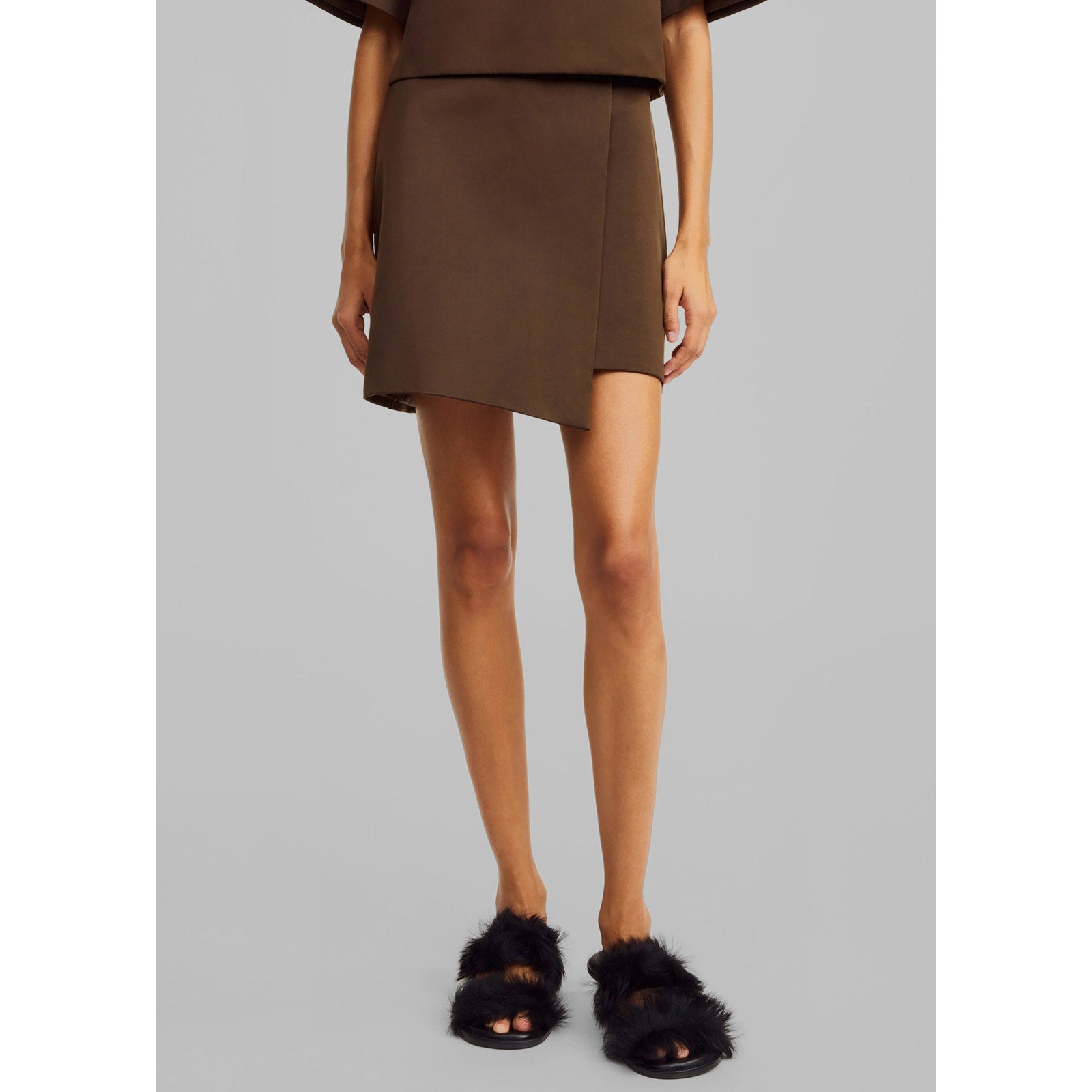 By Malene Birger 'Raye' Brown Polyester Skirt Size 36 - NWT