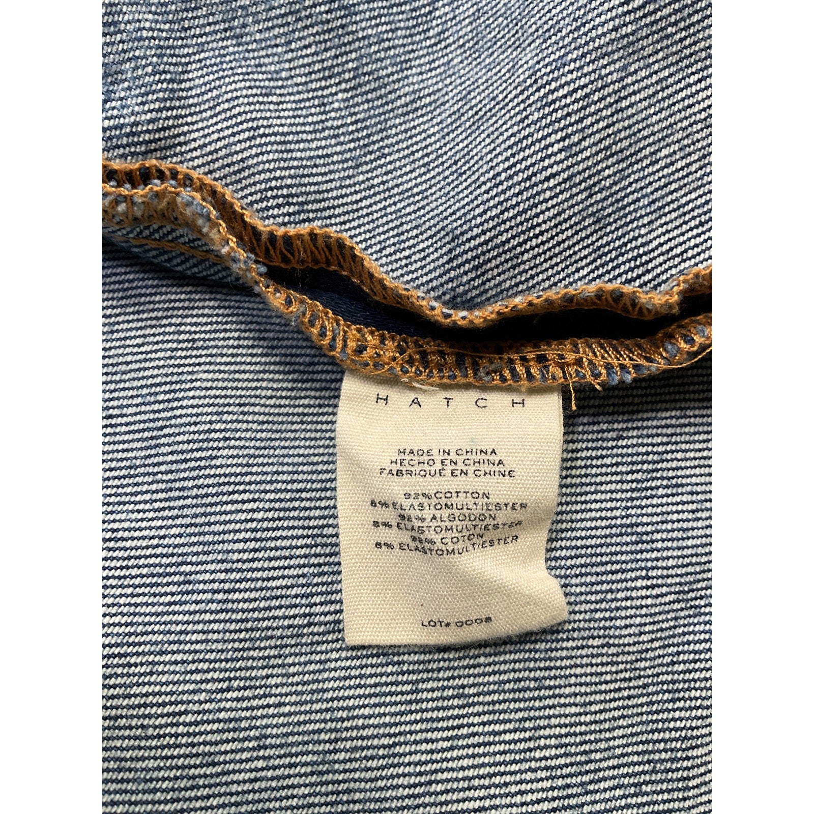 Hatch 'The Crop' Maternity Blue Jean Size 25