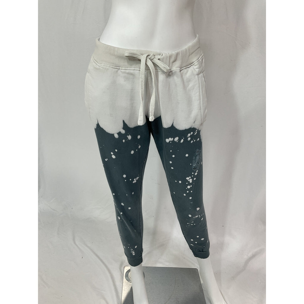 La Detresse 'Acid' White Wash Sweatpants Size S