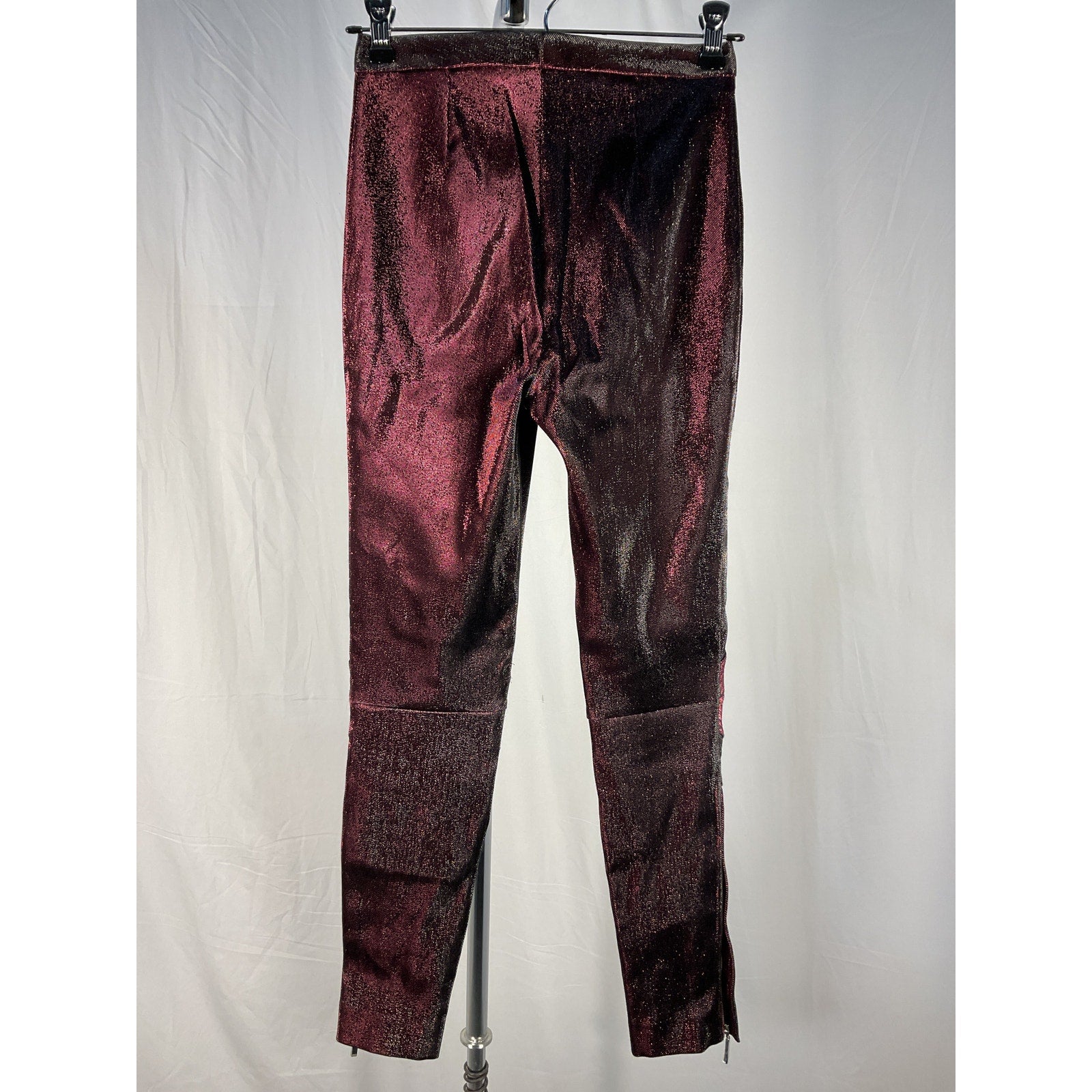 Area 'Lurex' Pink Skinny Pants Size XS