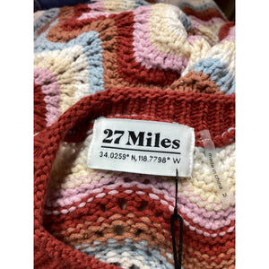 27 Miles Malibu Crochet Multi Reno Mini Dress Size M NWT