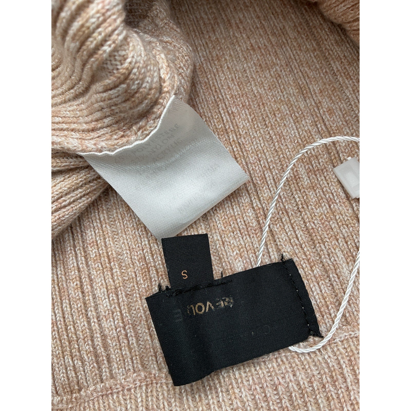 Michael Costello x Revolve 'Kalina' Tan Poly Sweater Size XXS