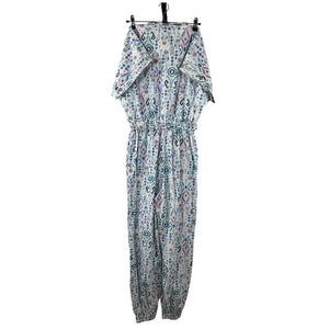 Rococo Sand Printed White Multi Lada Jumpsuit Size XS