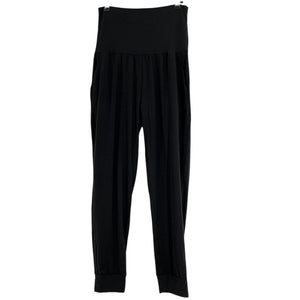 Hatch Relaxed Black Over Under Easy Pants Size S