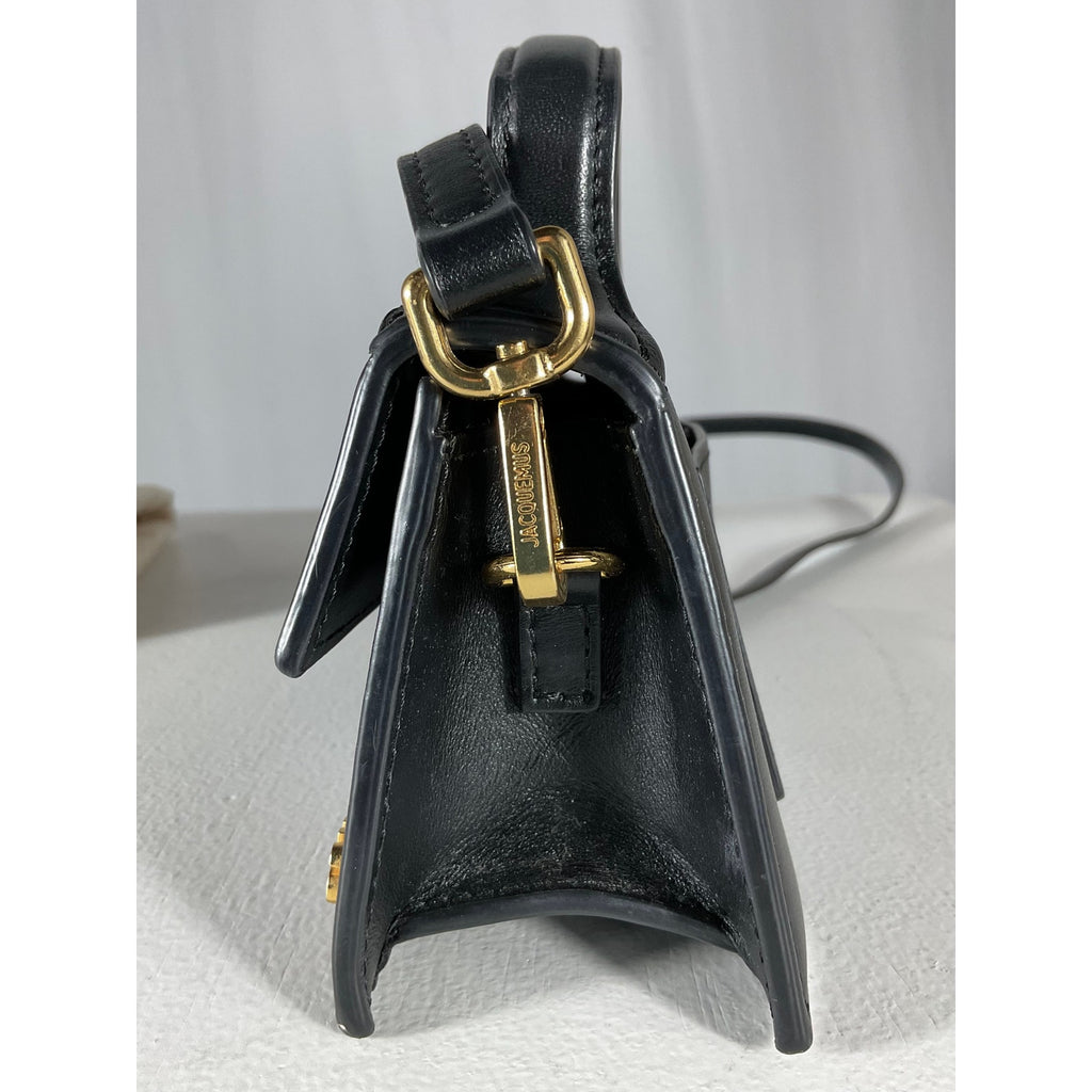 Jacquemus 'Le' Black Leather Bambino Bag