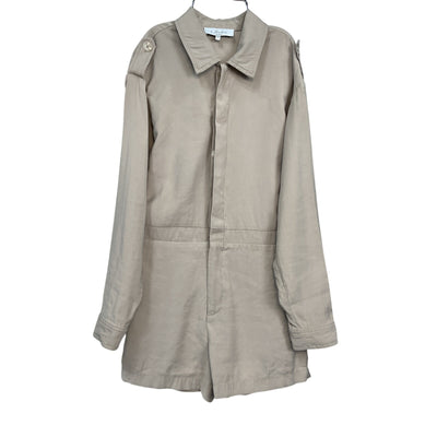 L Academie Utility Beige Dylan Romper