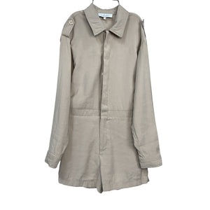 L Academie Utility Beige Dylan Romper