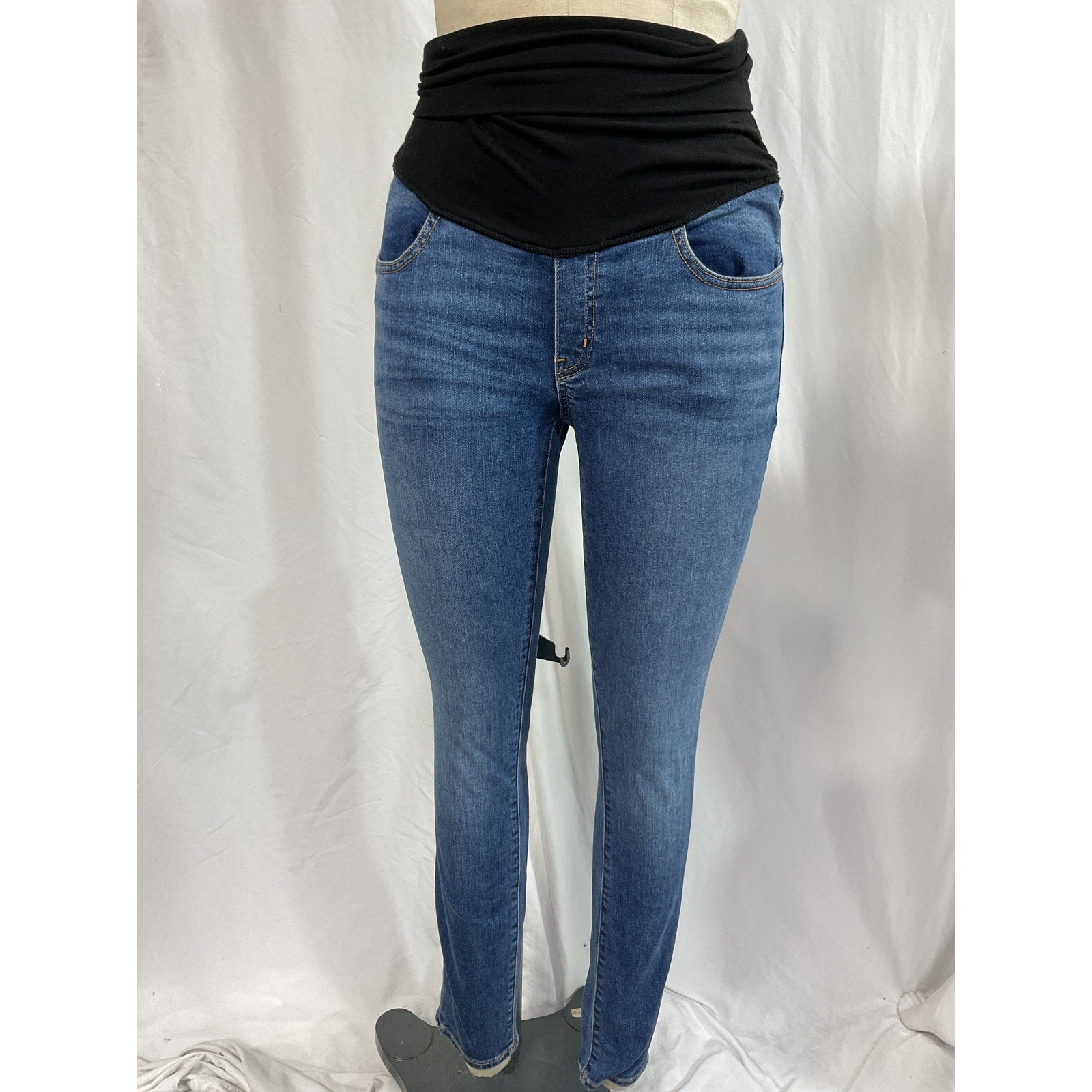 Hatch 'The Over' Blue The Bump Slim Maternity Denim Jean Size 27