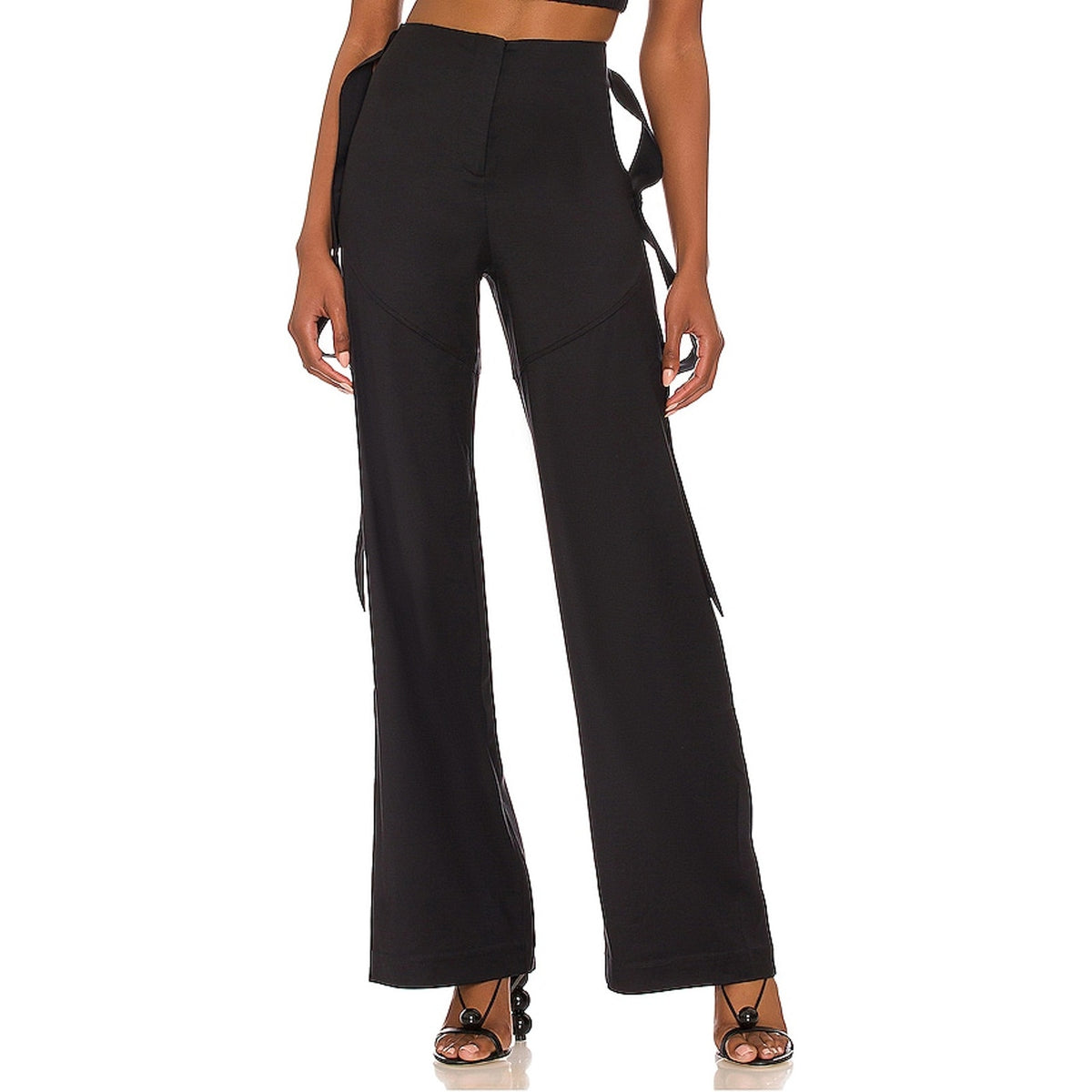 Cult Gaia Sleek Black Sinhead Pants Size 0