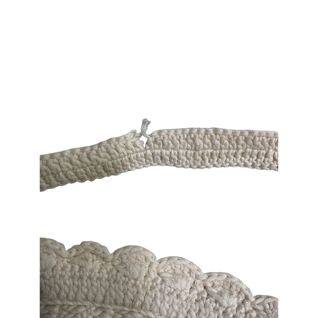 Ulla Johnson 'Cari' Cream Ramie Crochet Applique Top Size 8 - NWT