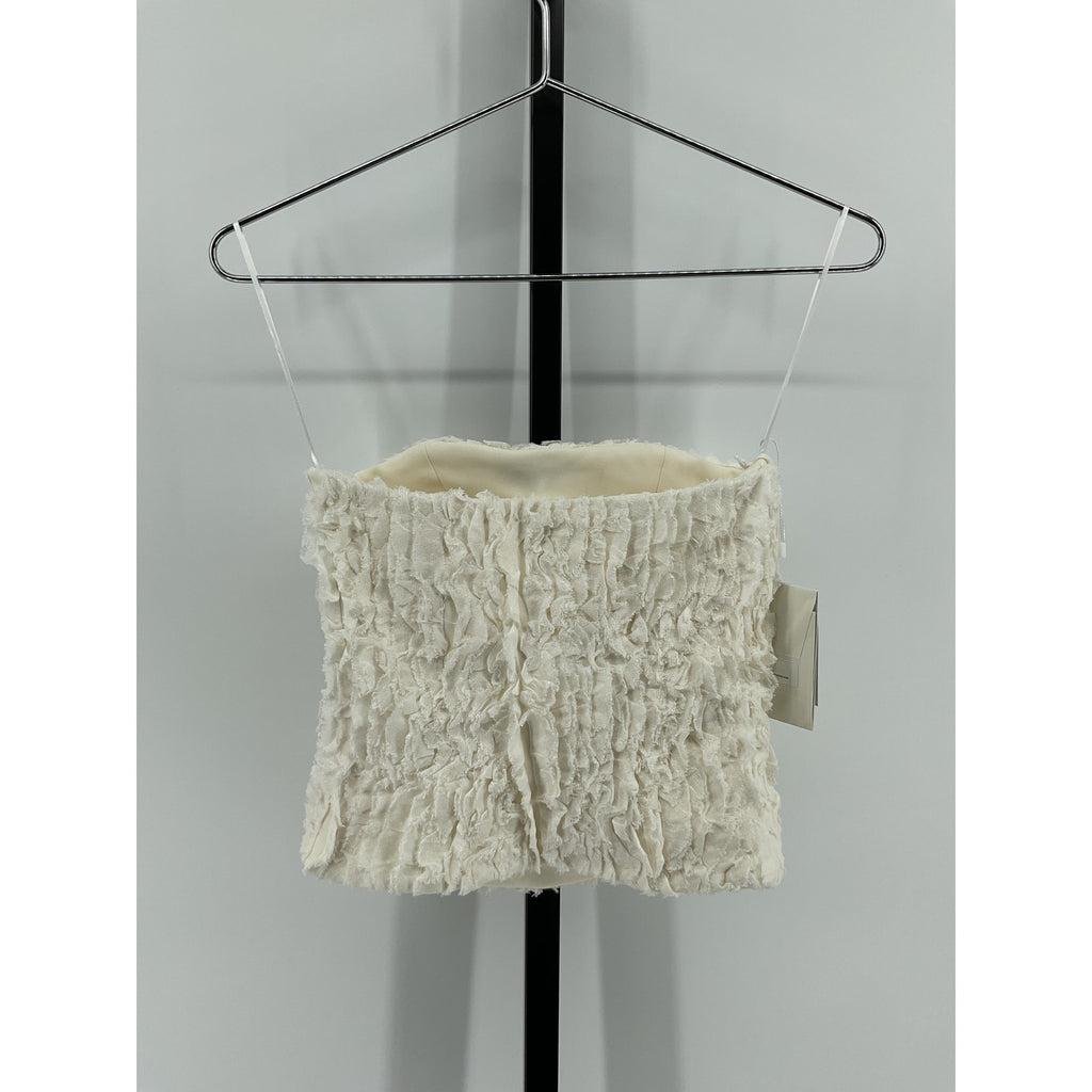 Interior The 'Sonja' White Linen Tube Top Size S - NWT