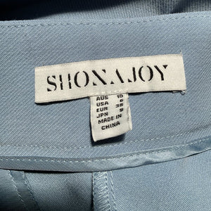 Shona Joy High-Waisted Chalk Blue Irena Pants Size AU 10/US 6