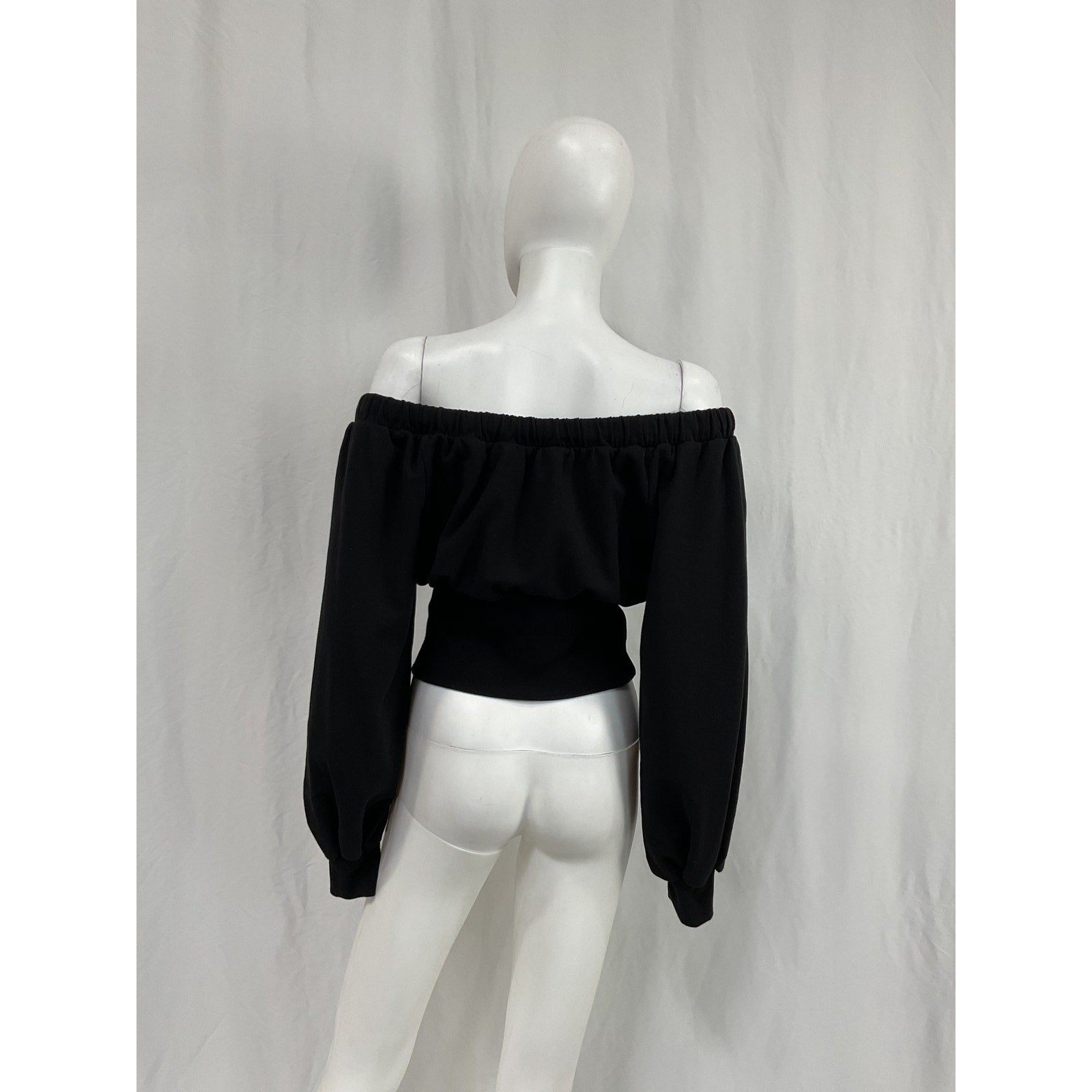 Tularosa 'Taylor' Black Cotton Ribbed Top Size S
