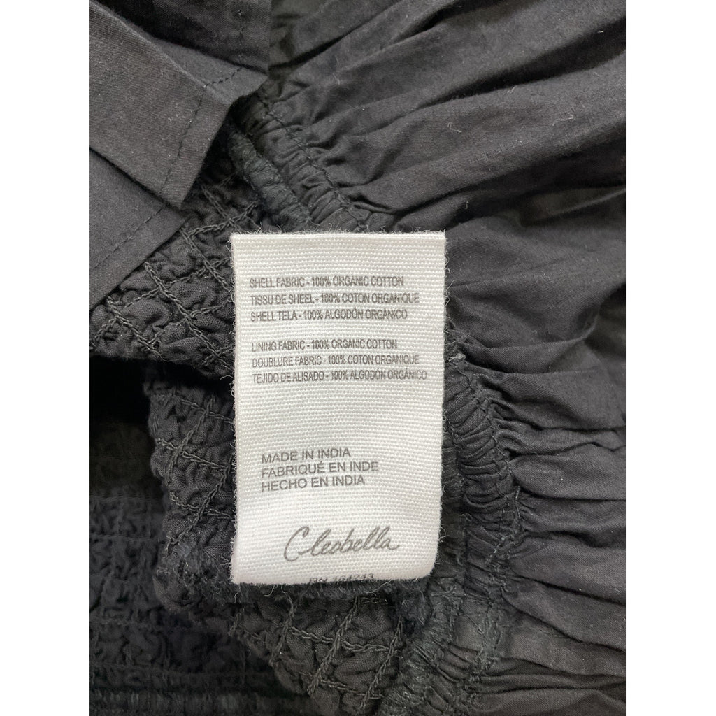 Cleobella 'Veronika Solid' Black Poplin Blouse Size S