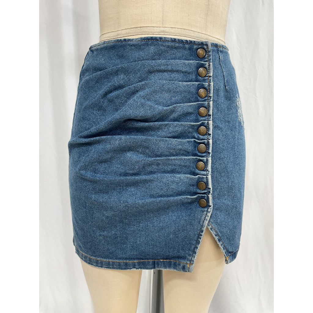 Retrofete 'Willa' Blue Skirt Size S - NWT