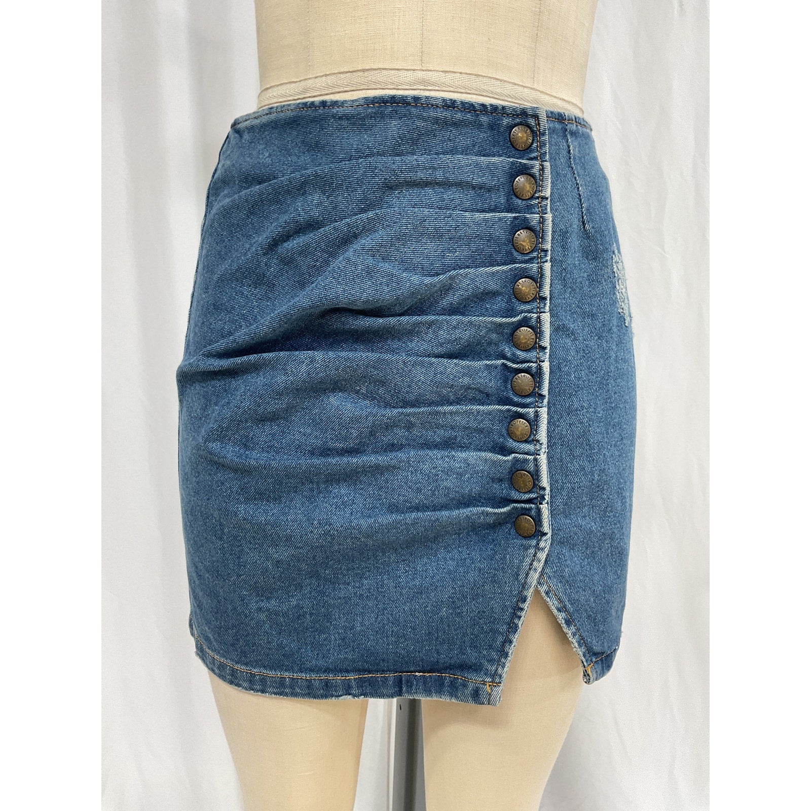 Retrofete 'Willa' Blue Skirt Size S - NWT