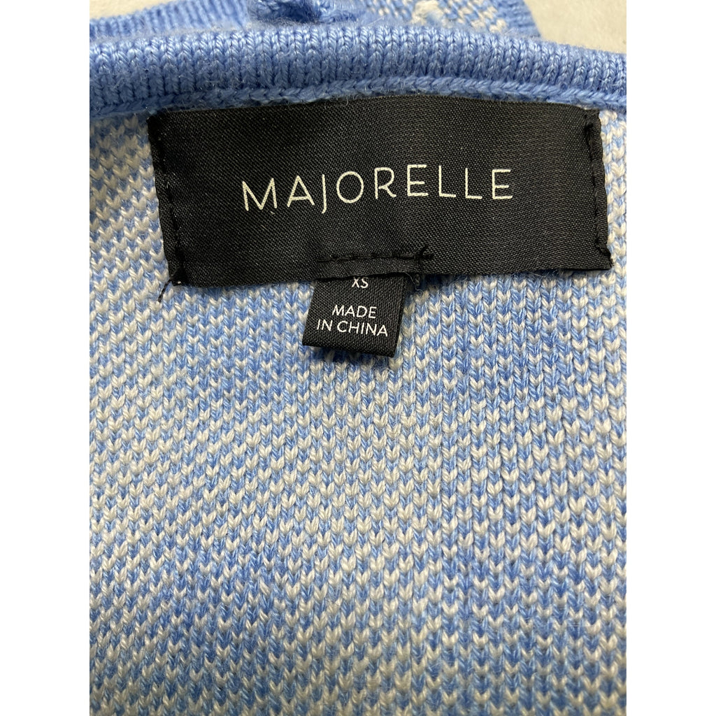 Majorelle 'Addy' Blue Cropped Halter Top Size XS