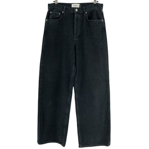 Agolde Relaxed Black Low-Slung Baggy Denim Jeans Size 26
