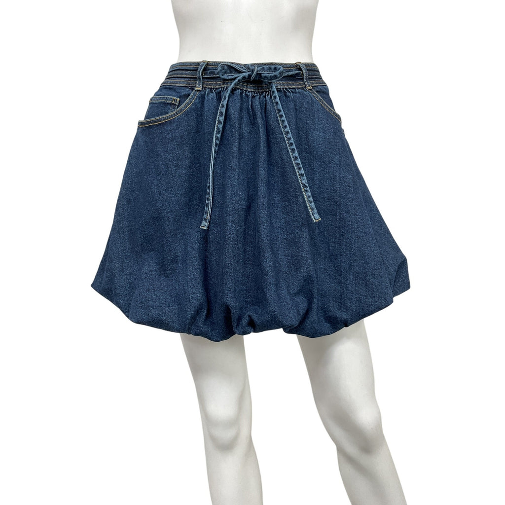 Cinq à Sept 'Steph' Blue Cotton Skirt Size 0 - NWT