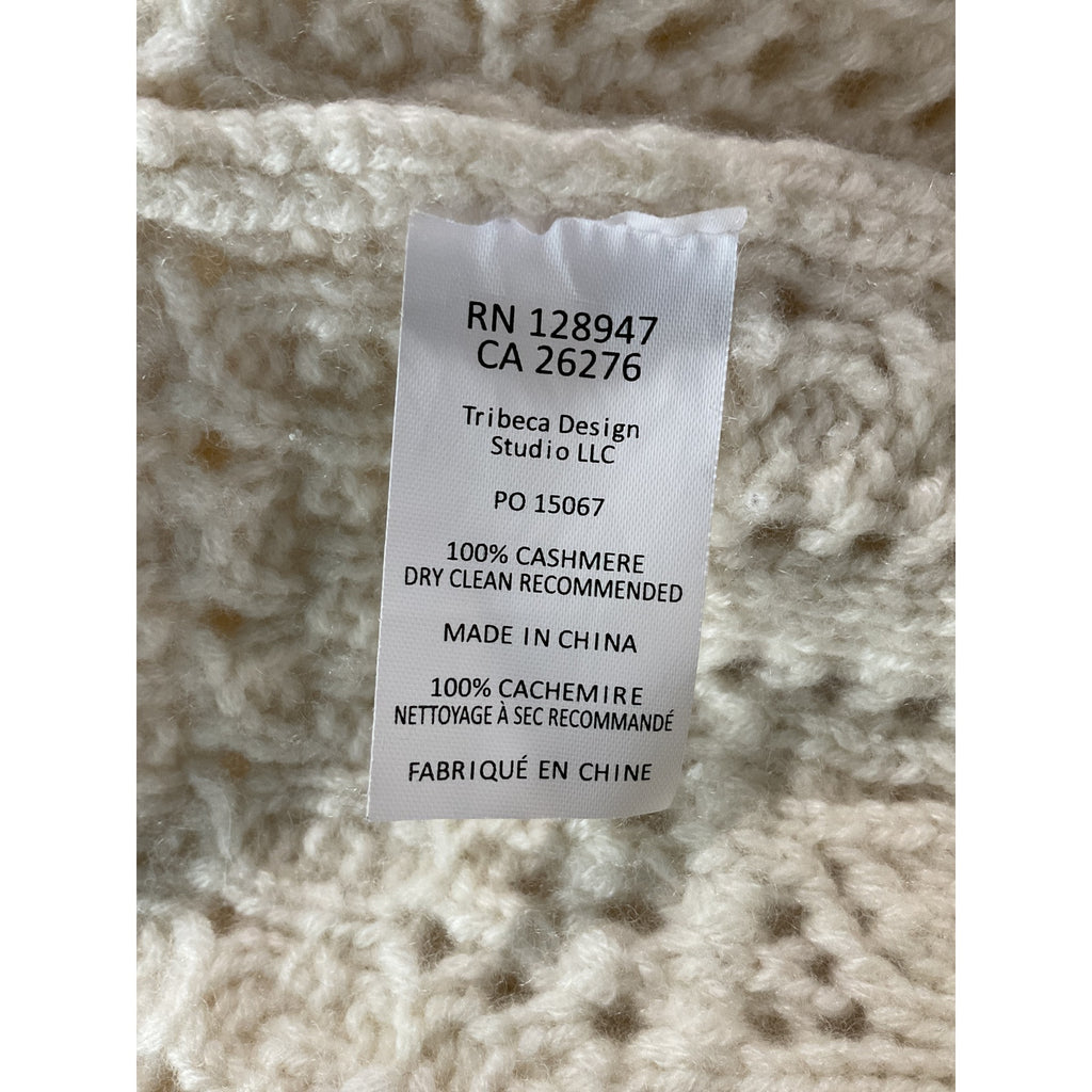 Nili Lotan 'Harry' Ivory Cashmere Cashmere Sweater Jacket Size L