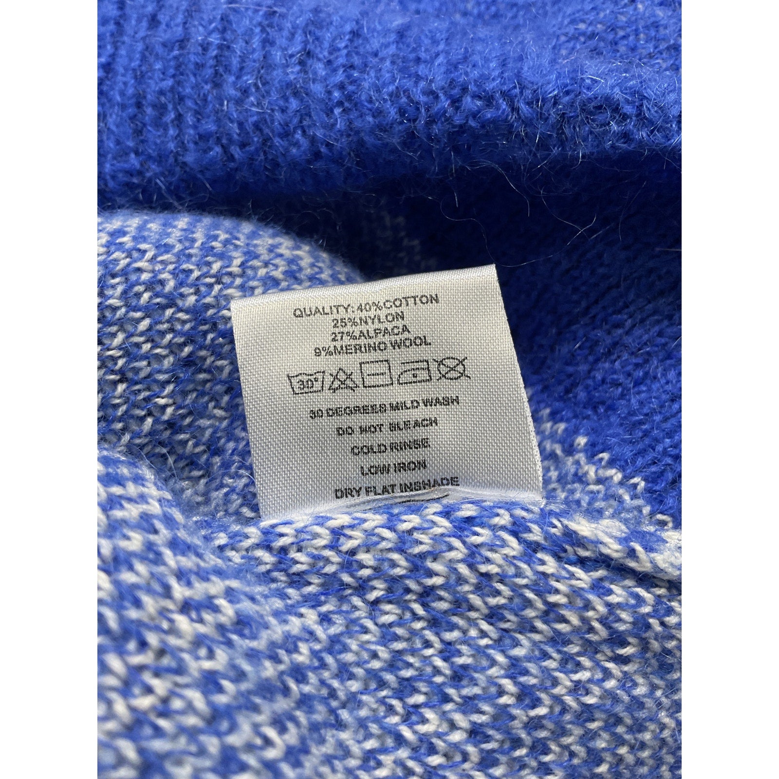 Holzweiler 'Tipps' Blue Knit Sweater Size XS