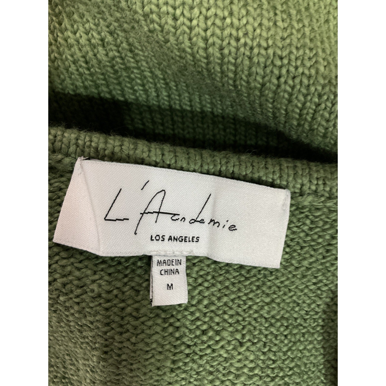 L'Academie 'Kilah' Green Knit Vest Size M